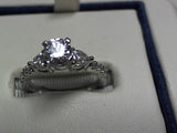 Engagement Ring"Center Diamond Not Included"