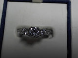 Engagement Ring"Center Diamond Not Included"