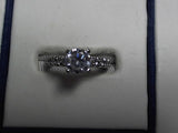 Engagement Ring"Center Diamond Not Included"