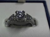 Engagement Ring"Center Diamond Not Included"