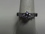 Engagement Ring"Center Diamond Not Included"