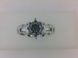 Engagement Ring"Center Diamond Not Included"
