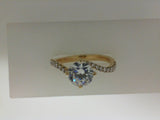 Engagement Ring"Center Diamond Not Included"