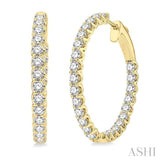 Inside-Out Diamond Hoop Earrings
