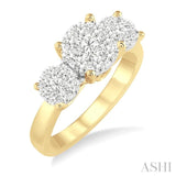 3 Stone Lovebright Essential Diamond Ring