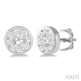 Round Shape Lovebright Essential Diamond Earrings