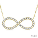 Infinity Shape Diamond Necklace