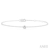 Bezel Set Petite Diamond Fashion Bracelet