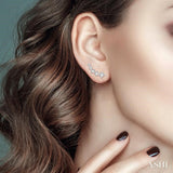 Petite Diamond Fashion Ear Climbers