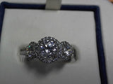Engagement Ring"Center Diamond Not Included"