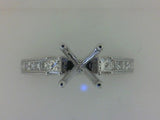 Engagement Ring"Center Diamond Not Included"