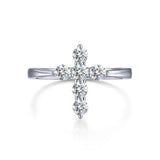 0.30 Ctw Cross Ring