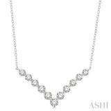 Chevron Diamond Necklace