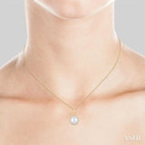 Pearl & Petite Diamond Fashion Pendant