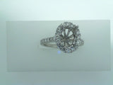 Engagement Ring"Center Diamond Not Included"