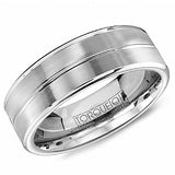 Precious Metal (No Stones) Wedding Bands  -  Men'