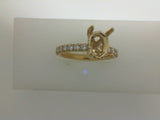 Engagement Ring"Center Diamond Not Included"