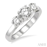 Past Present & Future Diamond Engagement Ring