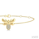 Bumble Bee Petite Diamond Fashion Bracelet