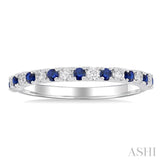 Gemstone & Petite Diamond Band