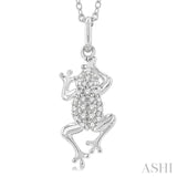 Frog Petite Diamond Fashion Pendant