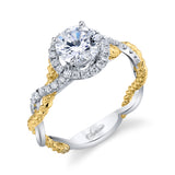 Engagement Ring"Center Diamond Not Included"