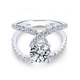 Engagement Ring"Center Diamond Not Included"