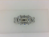 Engagement Ring"Center Diamond Not Included"
