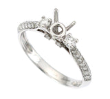 Engagement Ring"Center Diamond Not Included"