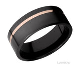Precious Metal (No Stones) Wedding Bands  -  Men'