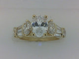 Engagement Ring"Center Diamond Not Included"
