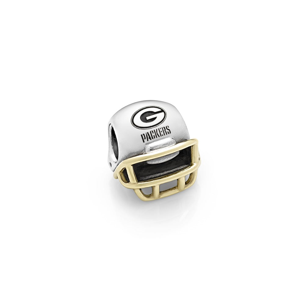 dallas cowboys pandora 14kt gold football helmet charm PANDORA CHARM – Feldsteins Jewelers