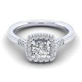 Engagement Ring"Center Diamond Not Included"