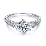 Engagement Ring"Center Diamond Not Included"