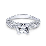 Engagement Ring"Center Diamond Not Included"
