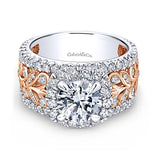 Engagement Ring"Center Diamond Not Included"