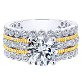 Engagement Ring"Center Diamond Not Included"