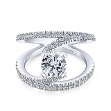 Engagement Ring"Center Diamond Not Included"