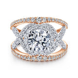 Engagement Ring"Center Diamond Not Included"