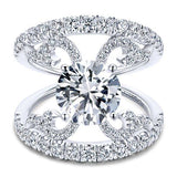Engagement Ring"Center Diamond Not Included"