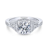 Engagement Ring"Center Diamond Not Included"