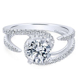 Engagement Ring"Center Diamond Not Included"