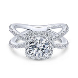 Engagement Ring"Center Diamond Not Included"