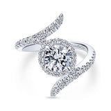 Engagement Ring"Center Diamond Not Included"