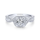 Engagement Ring"Center Diamond Not Included"