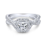 Engagement Ring"Center Diamond Not Included"