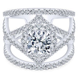 Engagement Ring"Center Diamond Not Included"