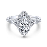 Engagement Ring"Center Diamond Not Included"