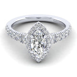 Engagement Ring"Center Diamond Not Included"