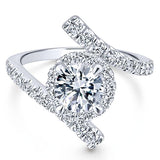 Engagement Ring"Center Diamond Not Included"